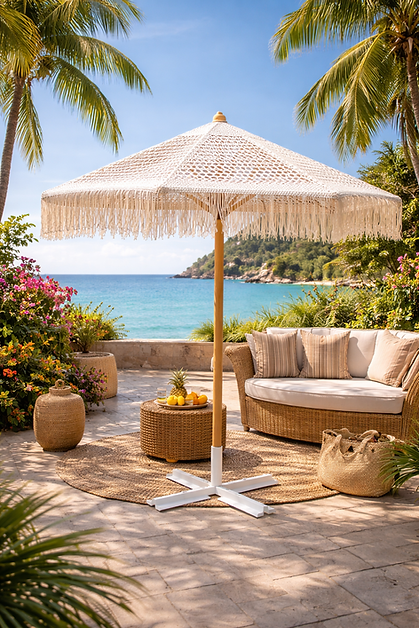 Wind-Resistant Umbrellas for Hotels and Homes, Ready to Ship